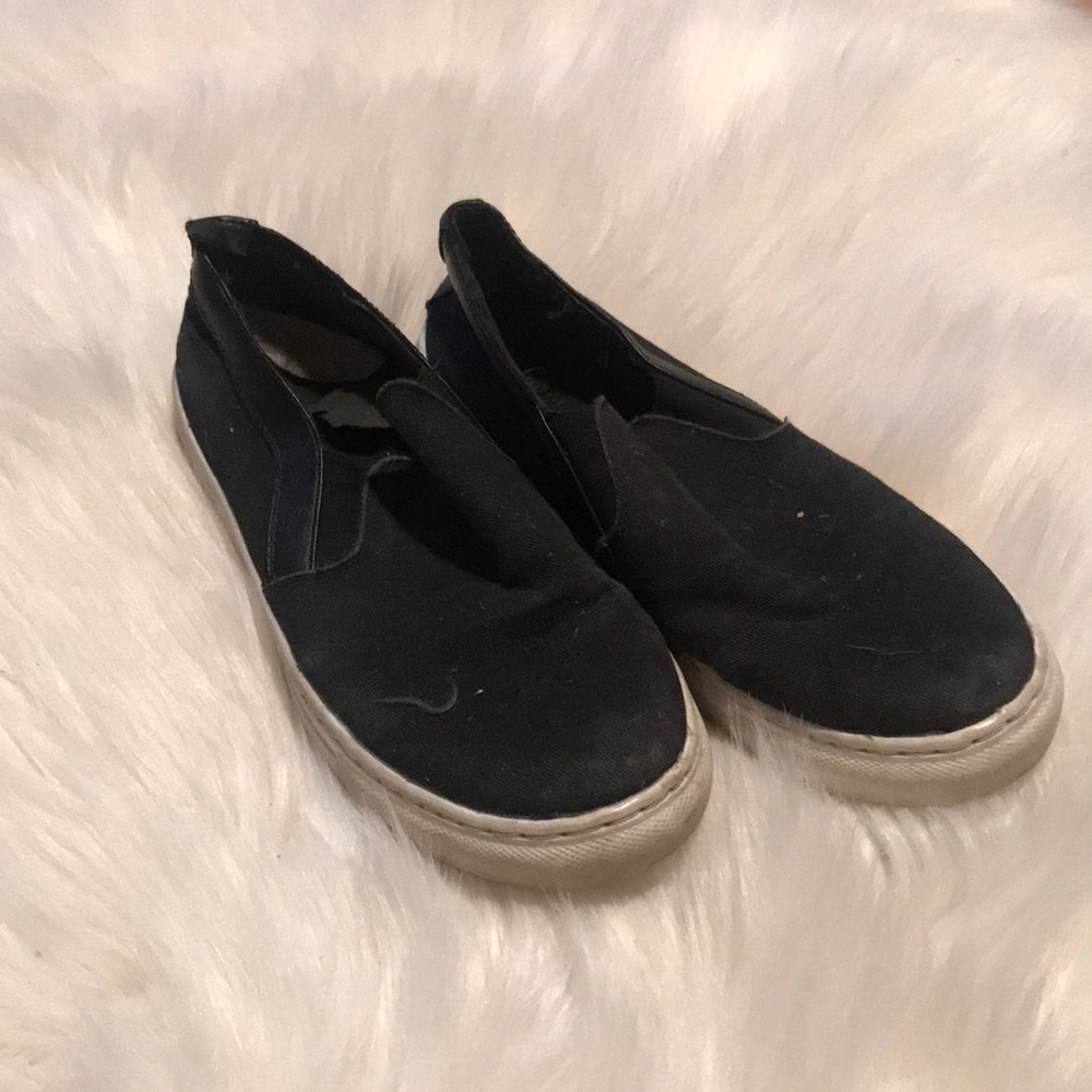 Black Slip Ons